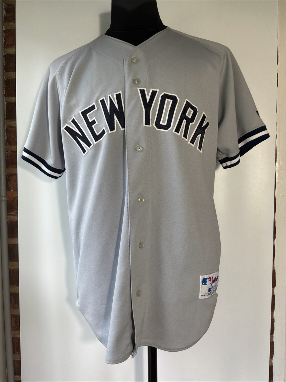 Vintage Russell Athletic New York Yankees Stitched Jersey #25 Size 44